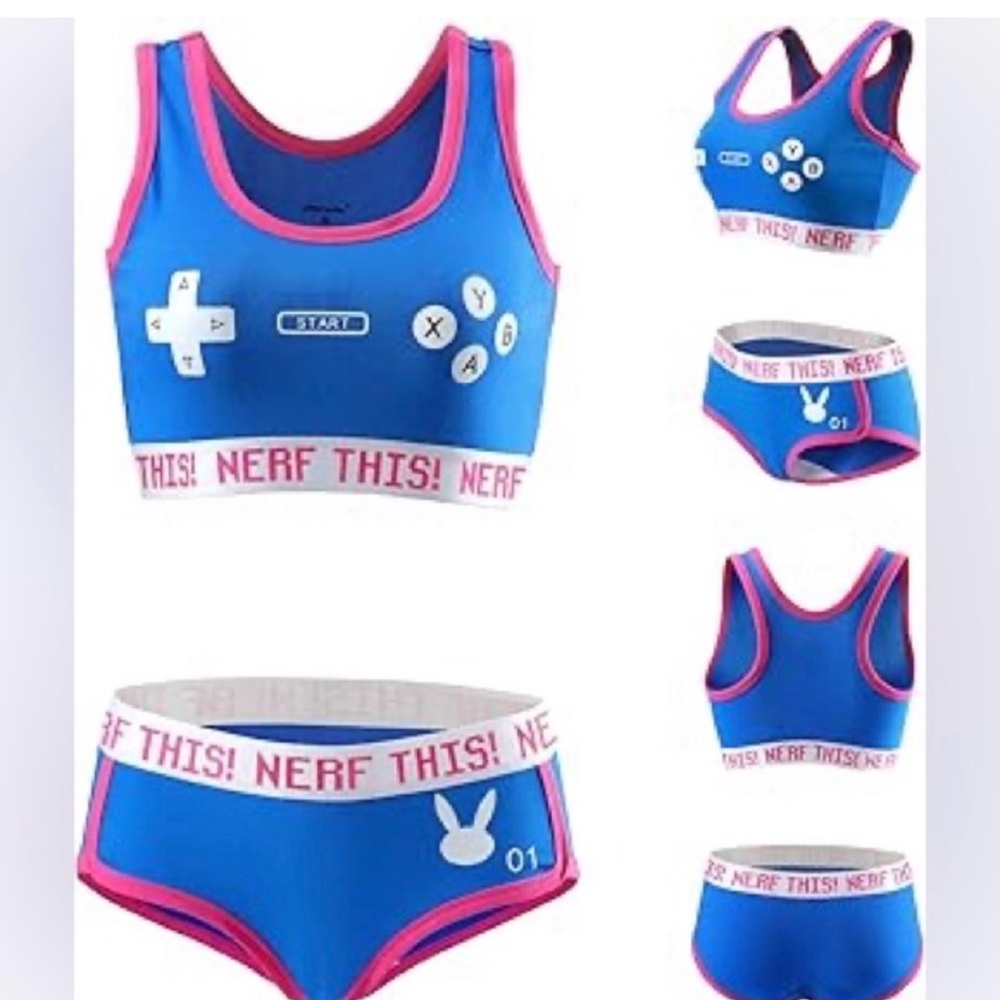 Nerf Blue and Pink Women's Panties Set brand new. - Picture 3 of 7